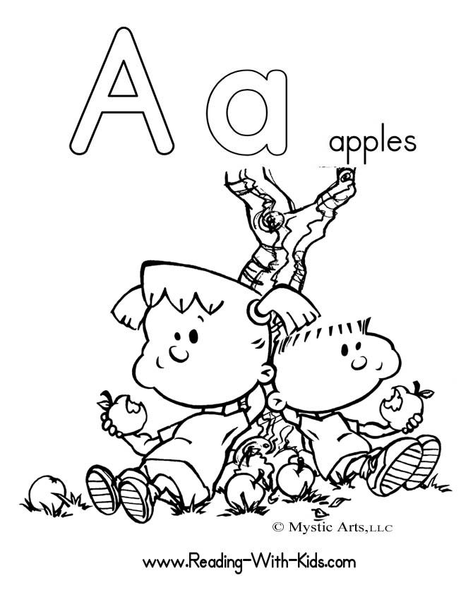 Alphabet Coloring Pages for Toddlers 27