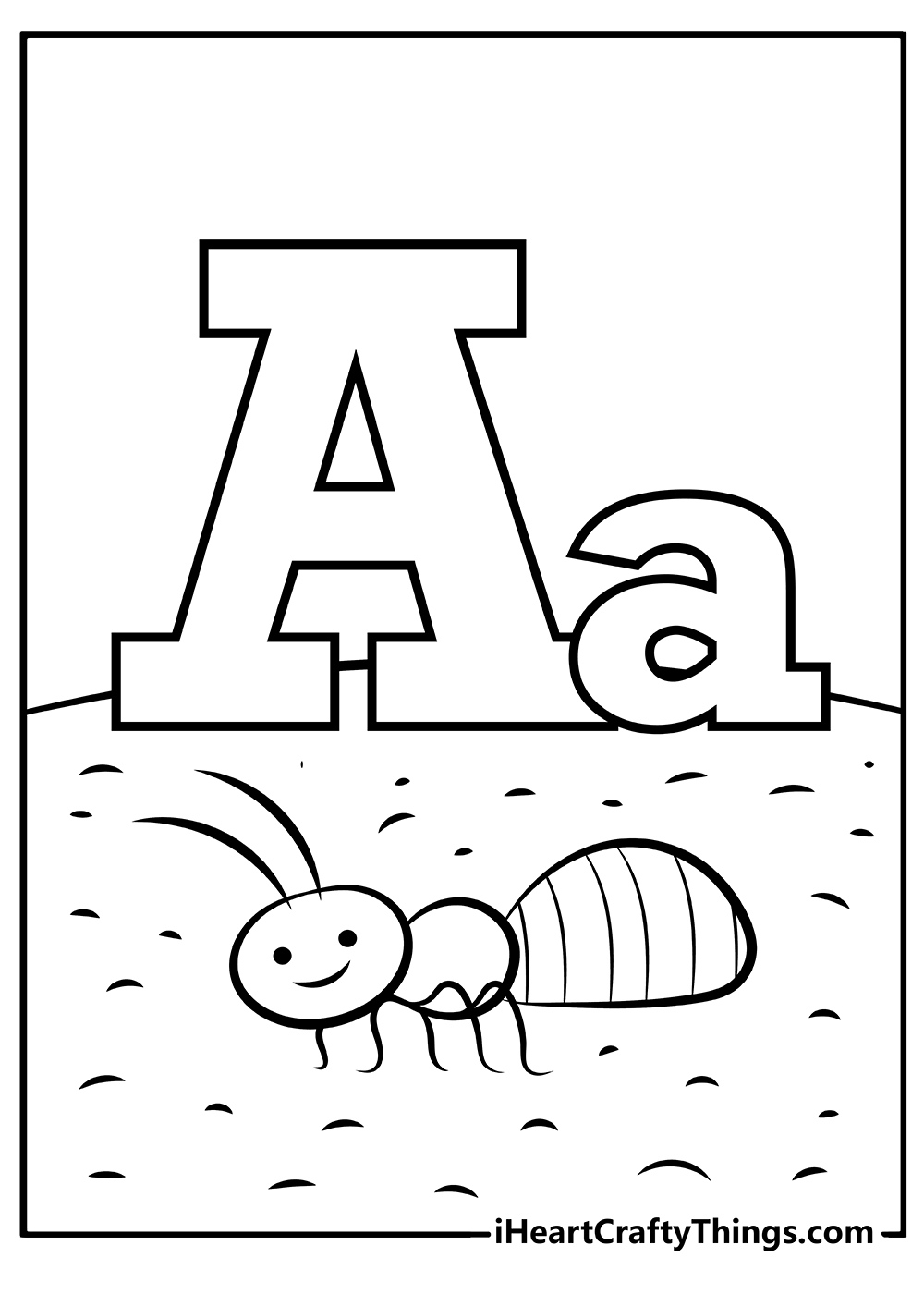 Alphabet Coloring Pages for Toddlers 57