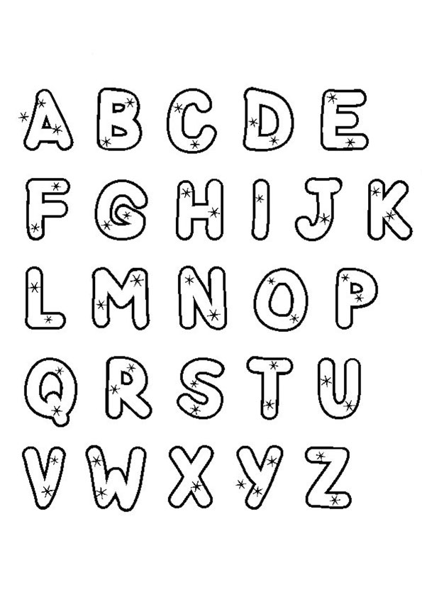 Alphabet Coloring Pages for Toddlers 58