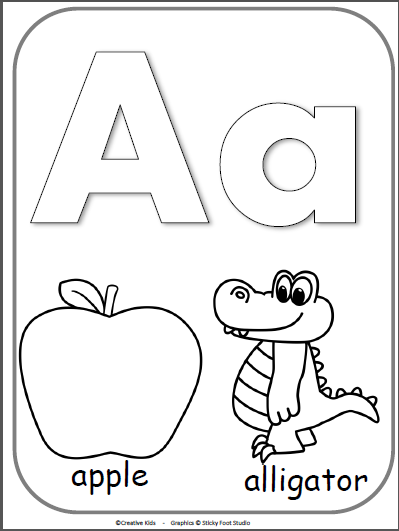 Alphabet Coloring Pages for Toddlers 64