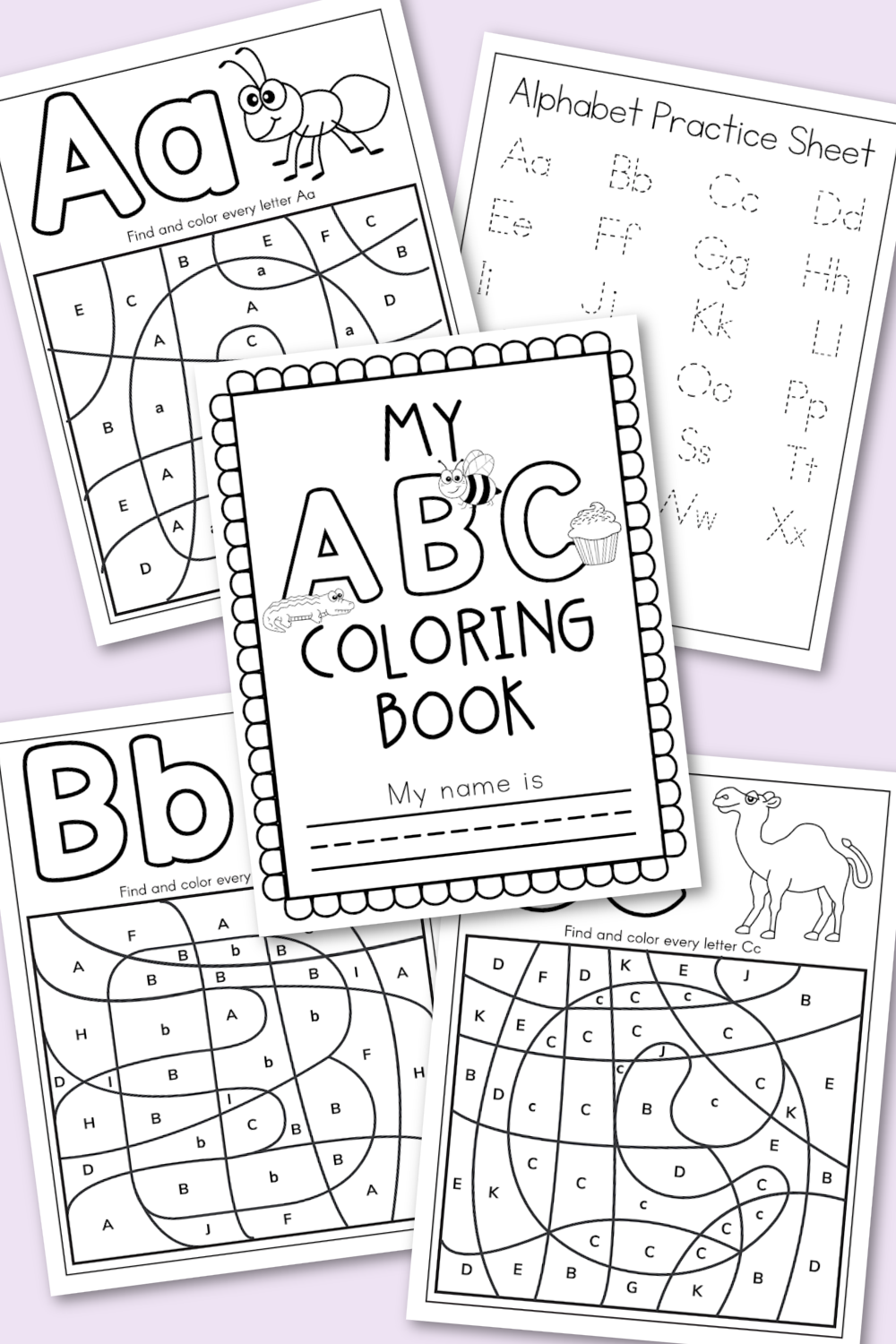 Alphabet Coloring Pages for Toddlers 67