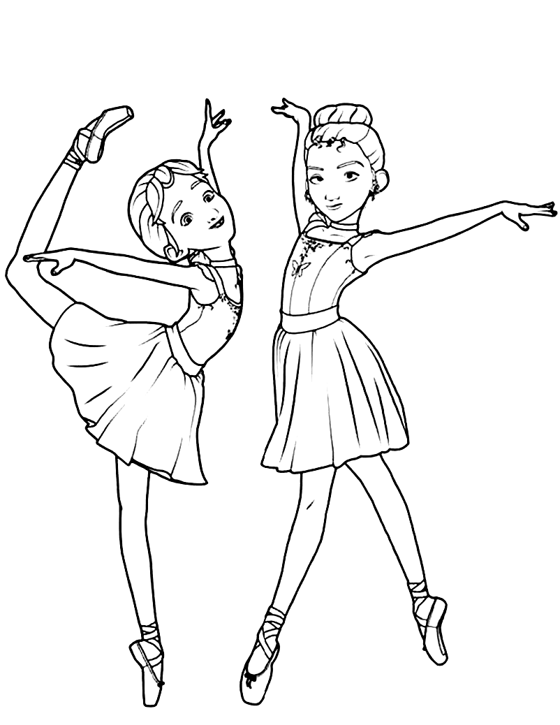 Ballerina Coloring Pages Free Printable 119