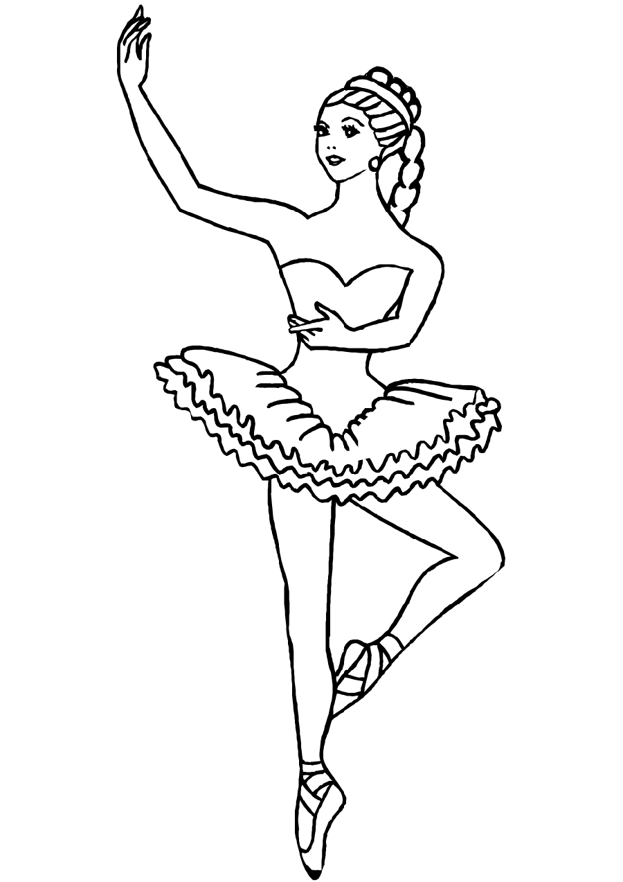 Ballerina Coloring Pages Free Printable 120