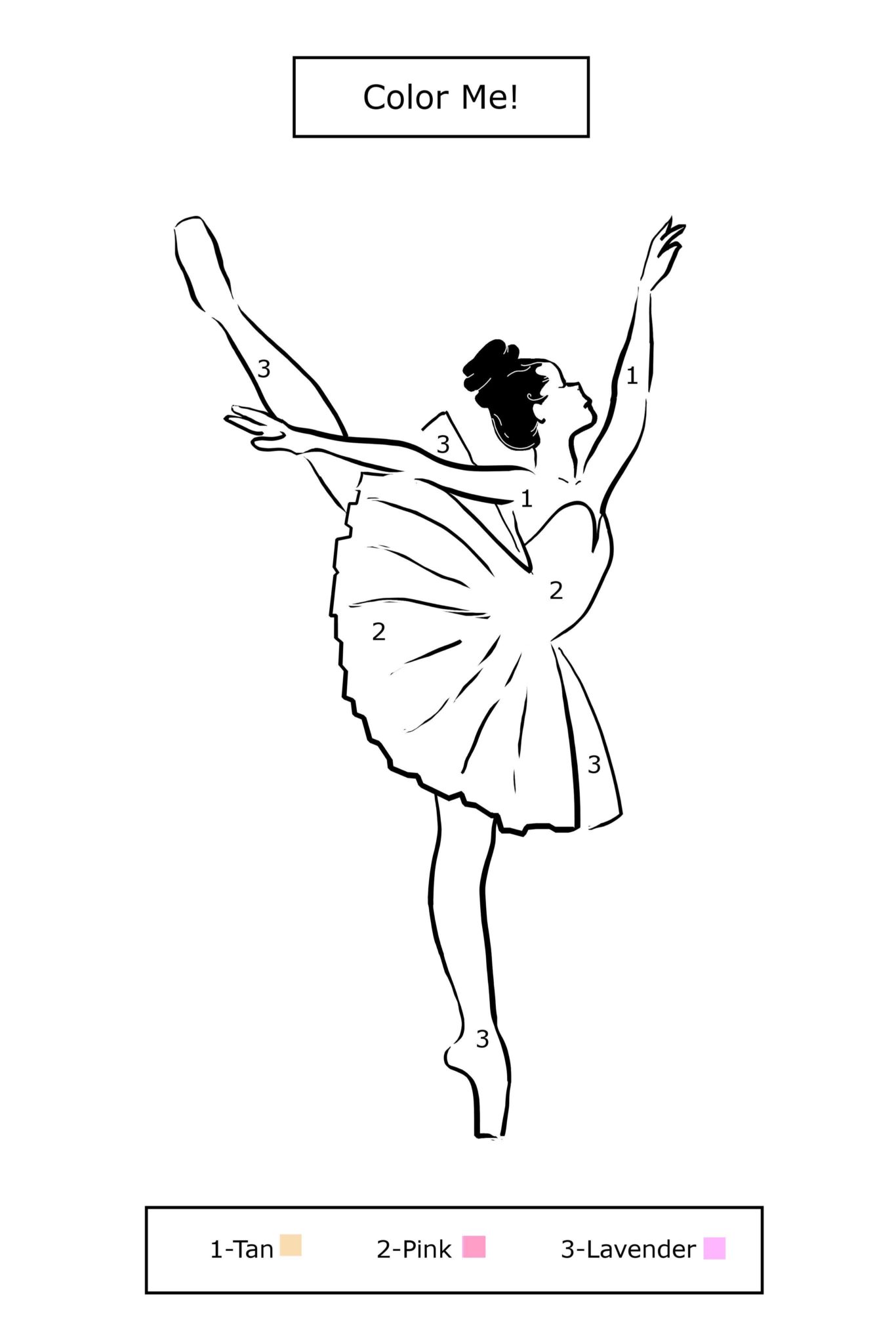 Ballerina Coloring Pages Free Printable 53