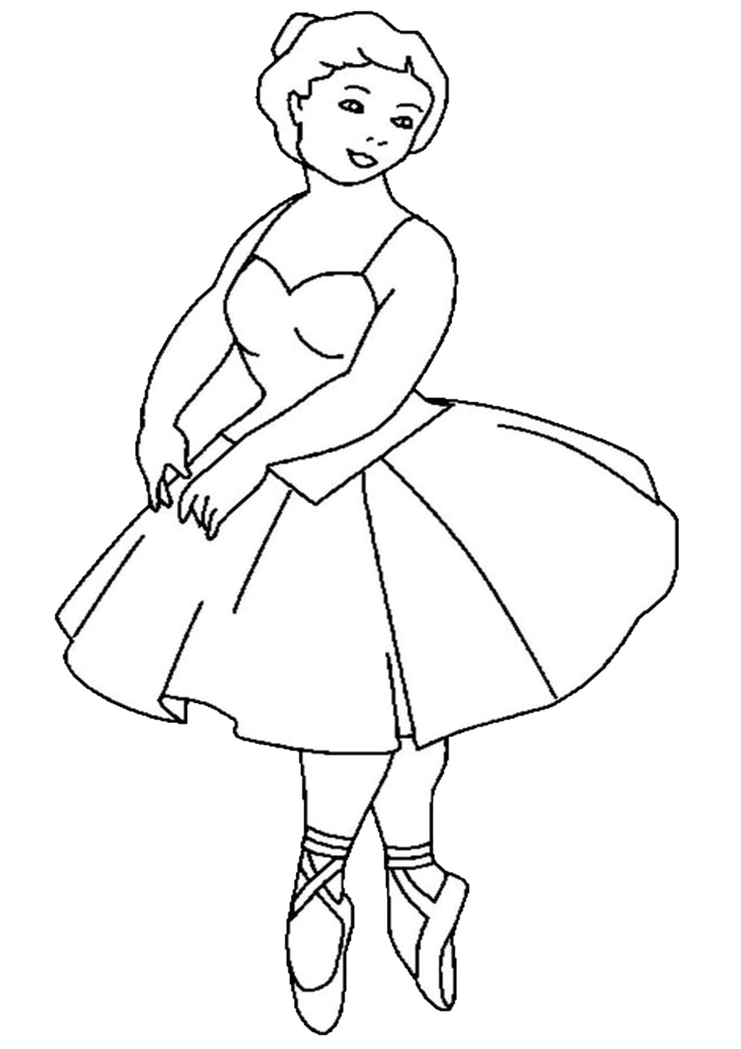 Ballerina Coloring Pages Free Printable 56