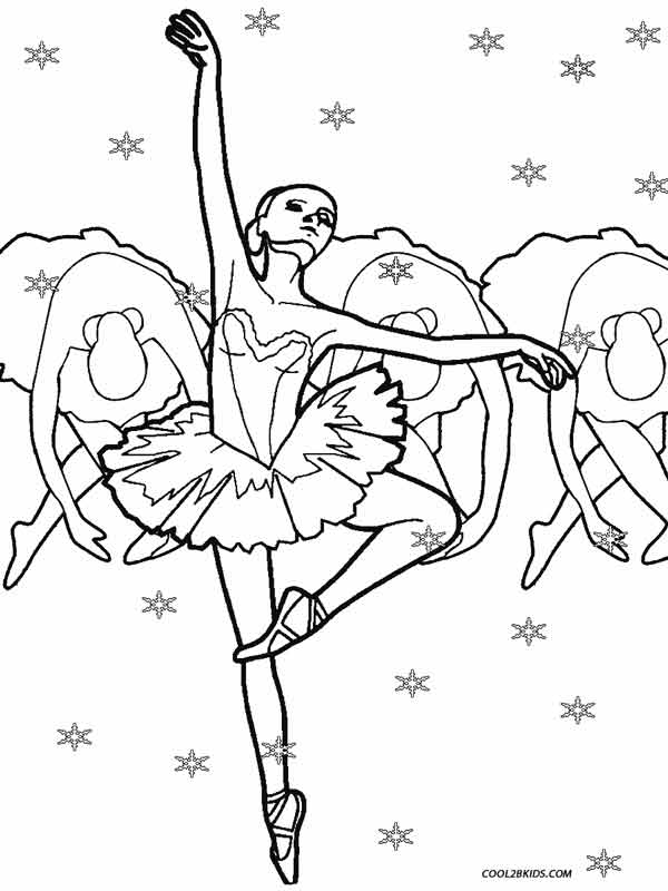 Ballerina Coloring Pages Free Printable 57