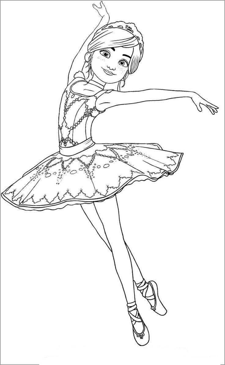 Ballerina Coloring Pages Free Printable 58