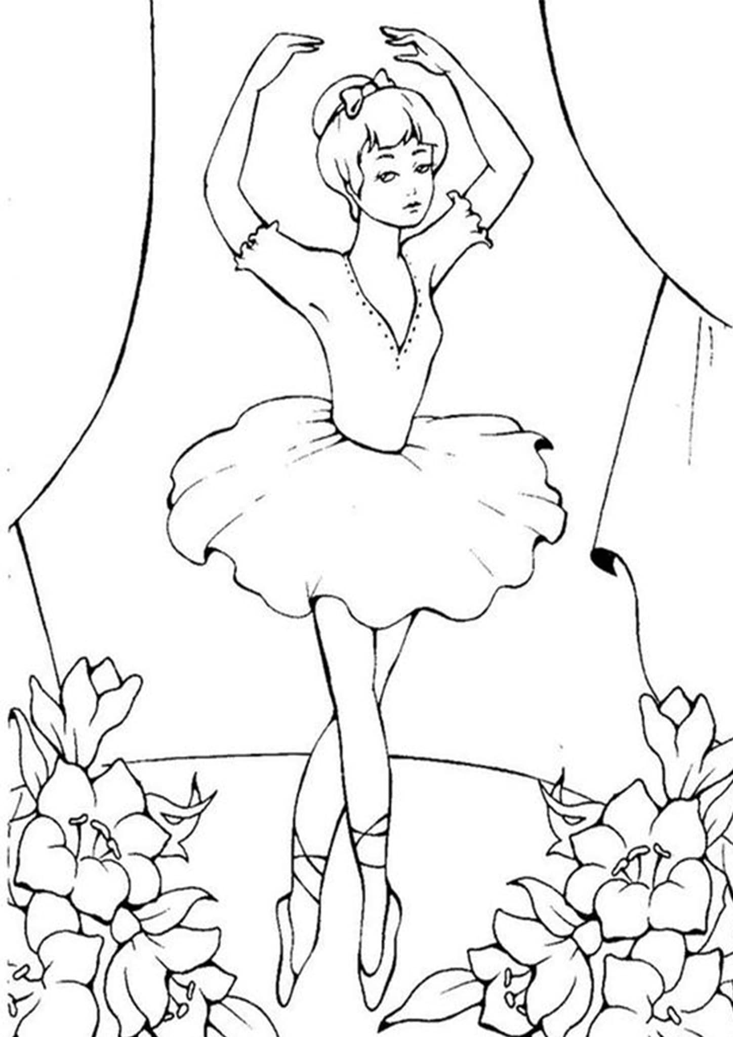 Ballerina Coloring Pages Free Printable 79