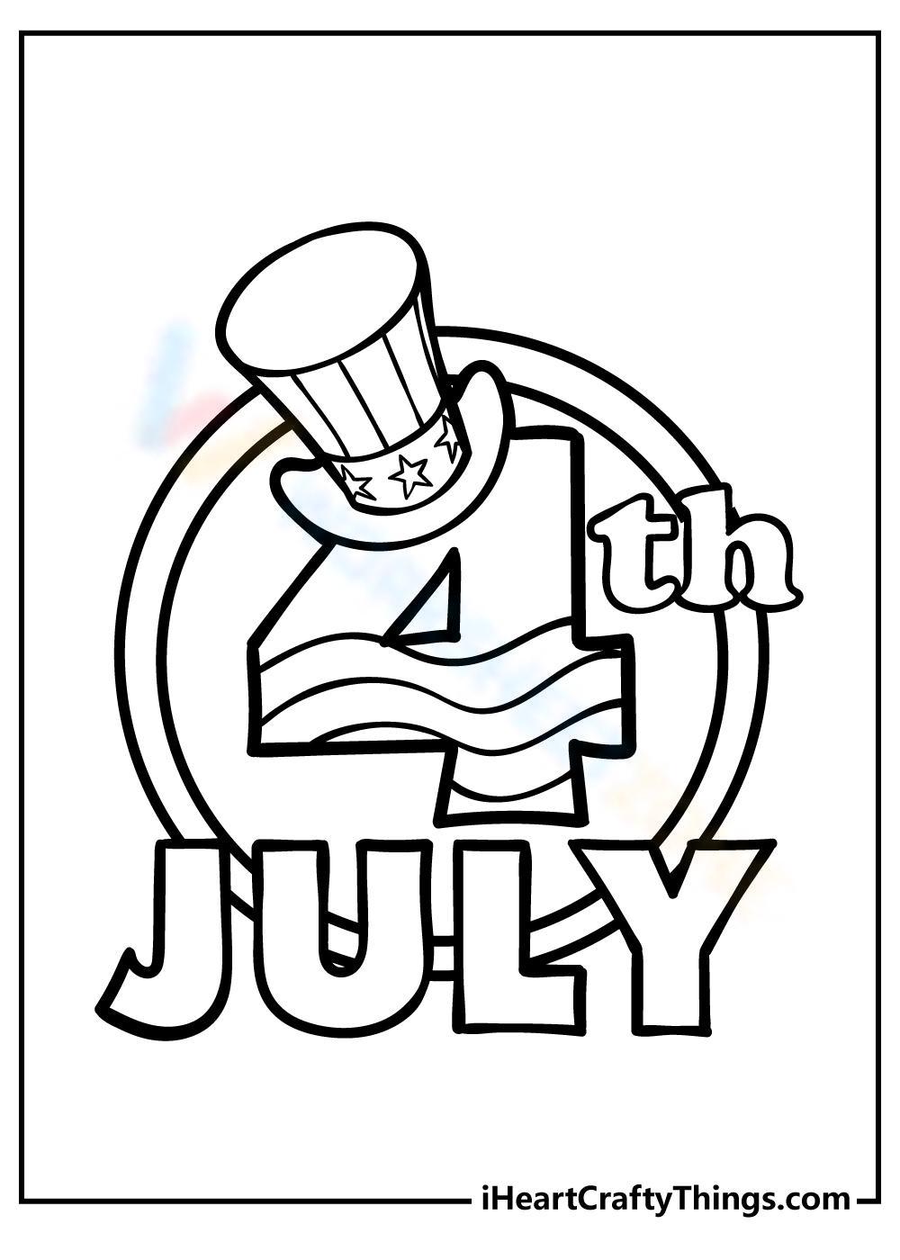 Celebrate Freedom with 4th of July: 180+ Free Coloring Pages 107