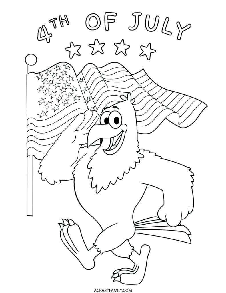 Celebrate Freedom with 4th of July: 180+ Free Coloring Pages 112