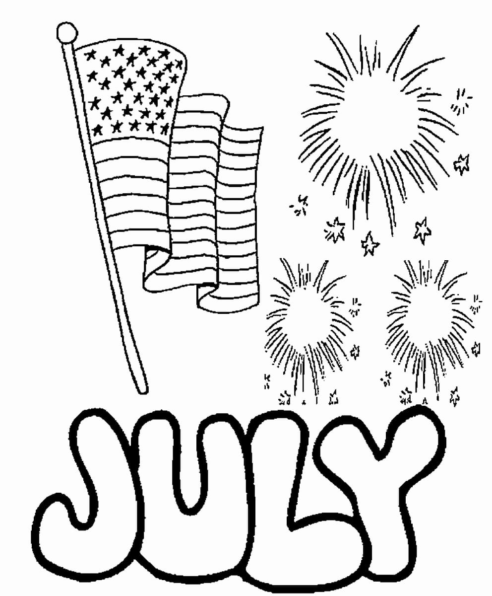 Celebrate Freedom with 4th of July: 180+ Free Coloring Pages 12