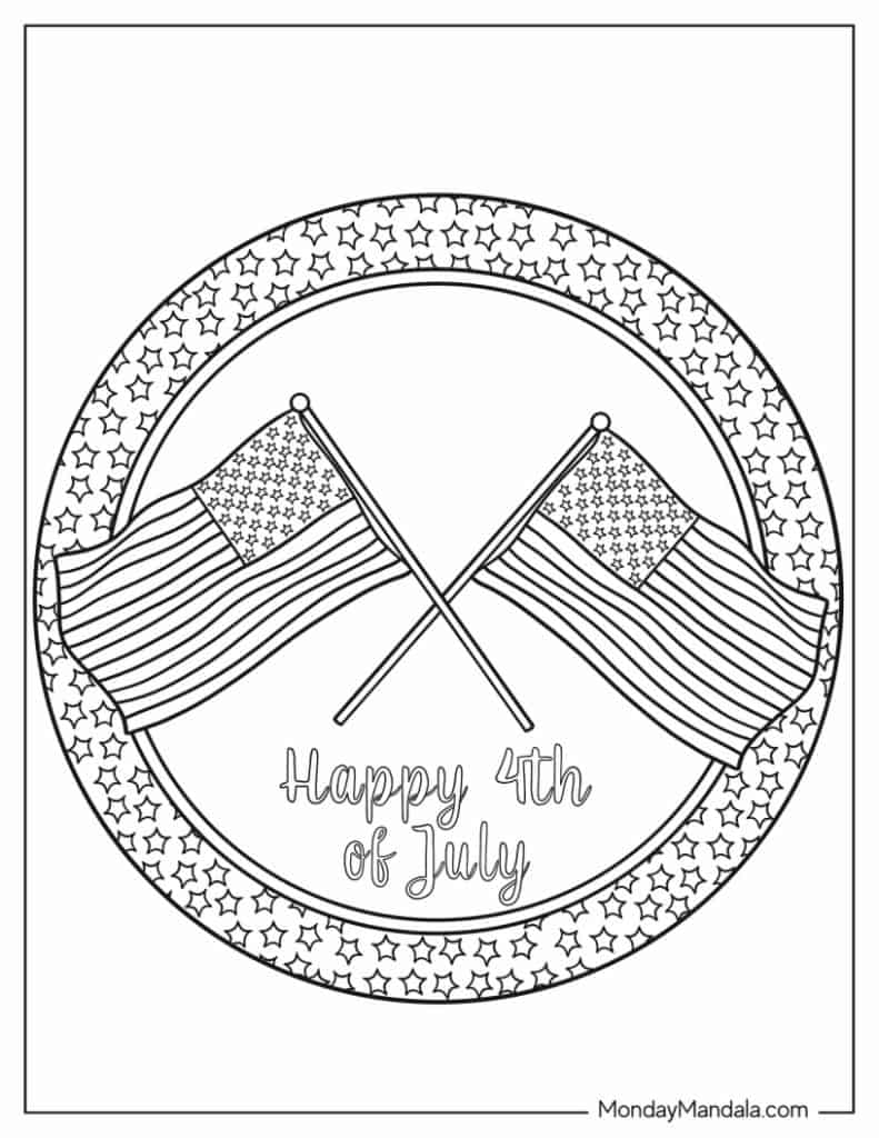 Celebrate Freedom with 4th of July: 180+ Free Coloring Pages 129