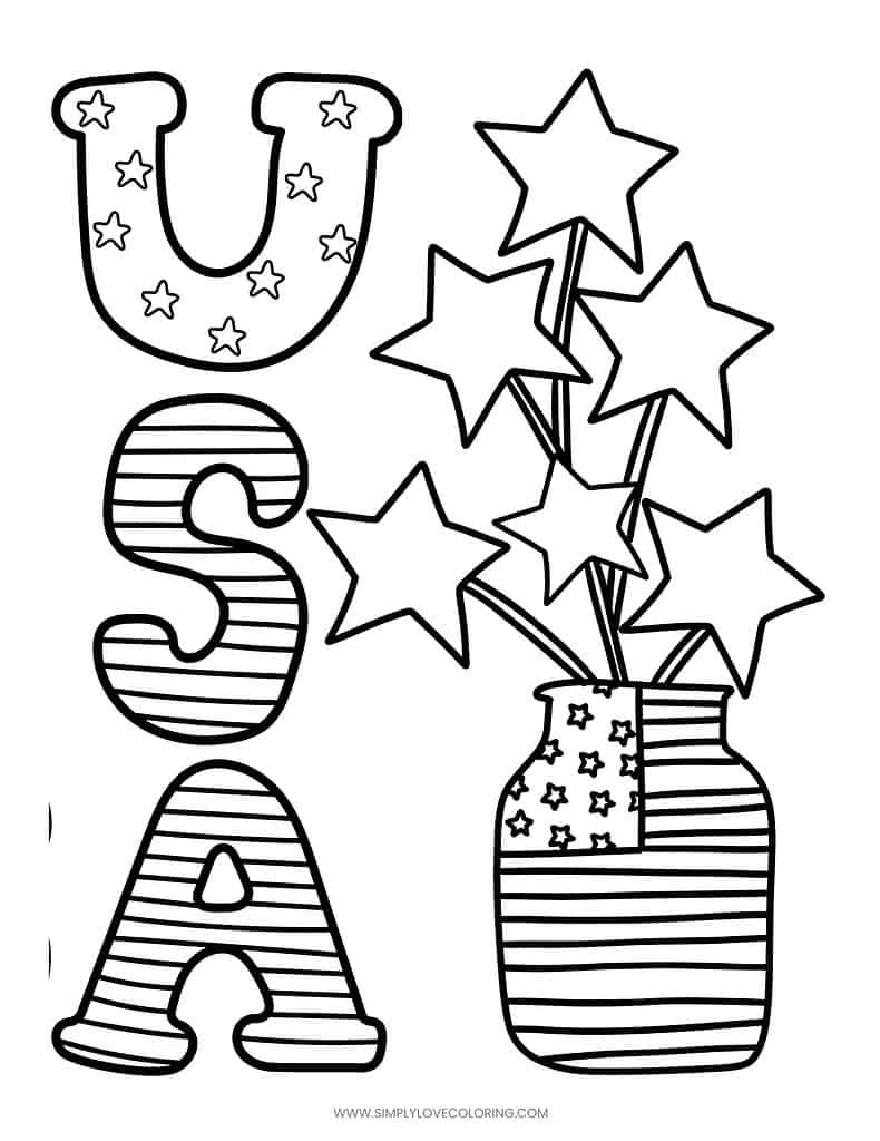 Celebrate Freedom with 4th of July: 180+ Free Coloring Pages 131