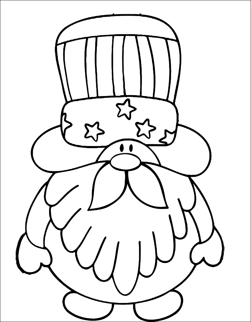 Celebrate Freedom with 4th of July: 180+ Free Coloring Pages 133