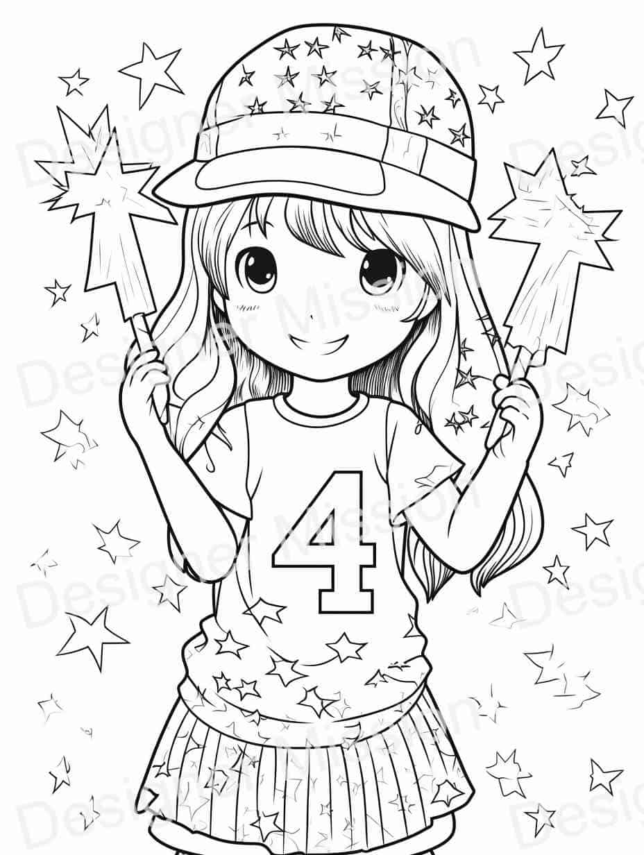 Celebrate Freedom with 4th of July: 180+ Free Coloring Pages 15