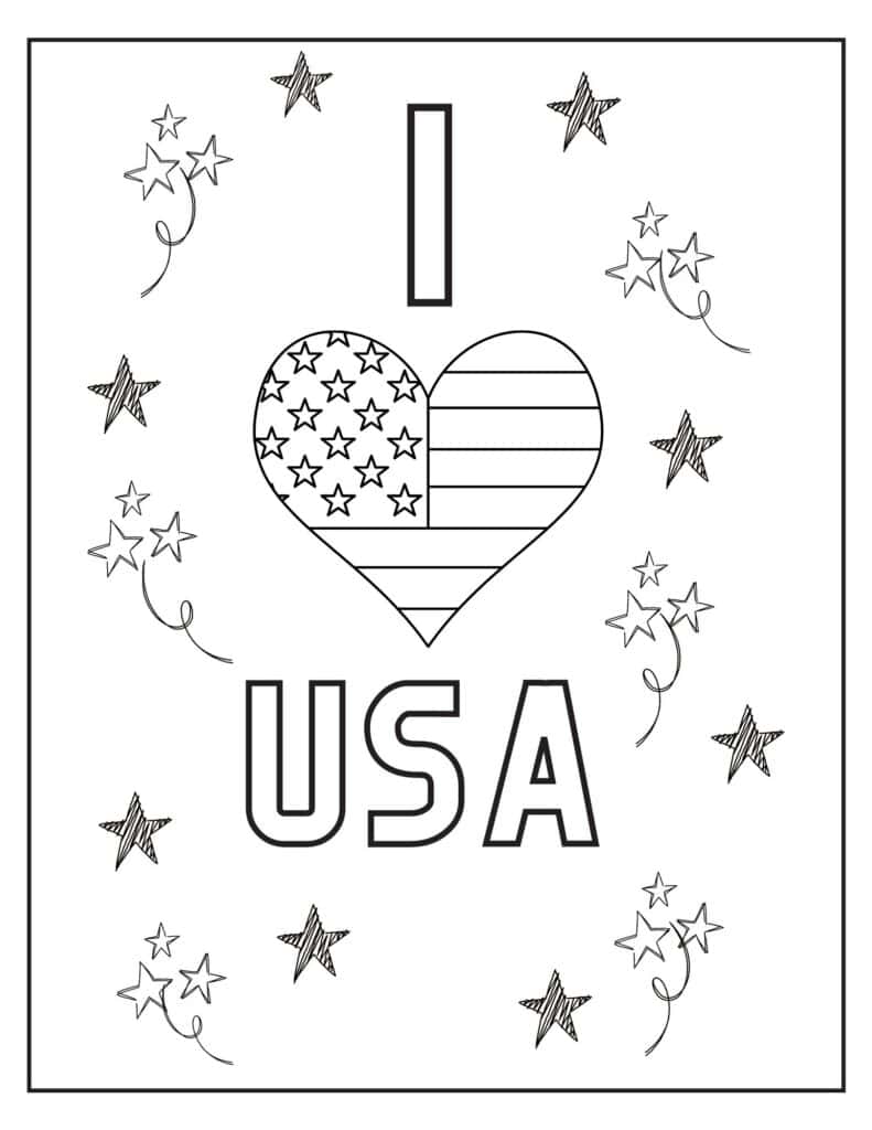 Celebrate Freedom with 4th of July: 180+ Free Coloring Pages 18