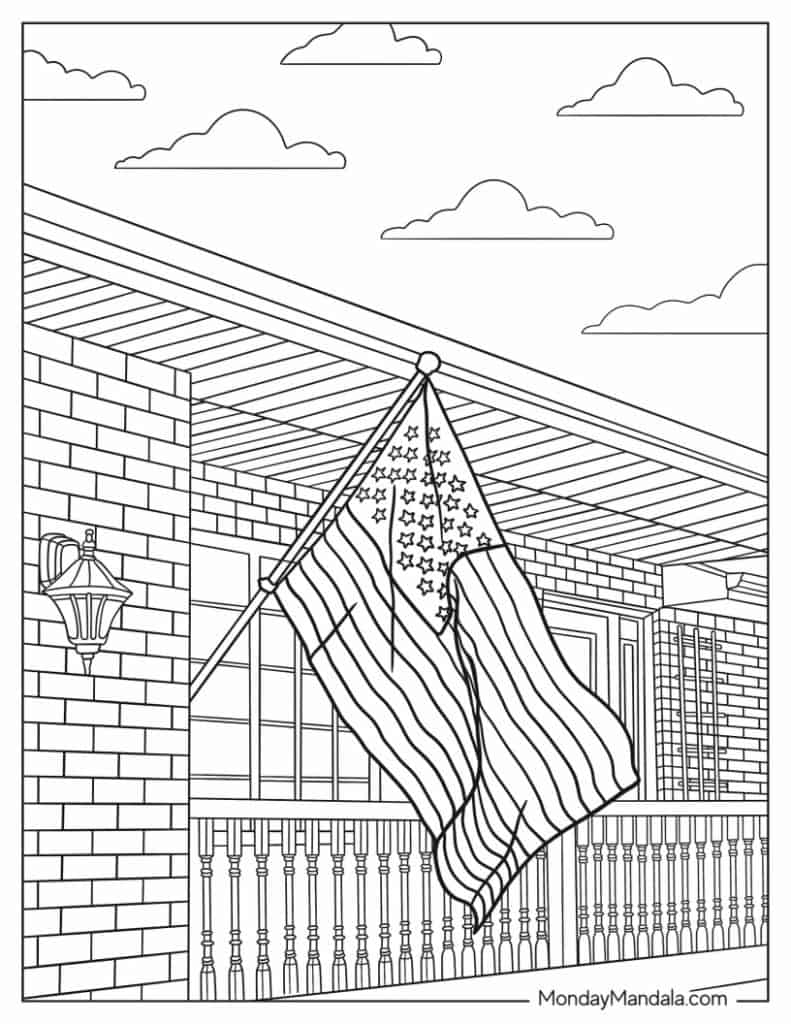 Celebrate Freedom with 4th of July: 180+ Free Coloring Pages 34