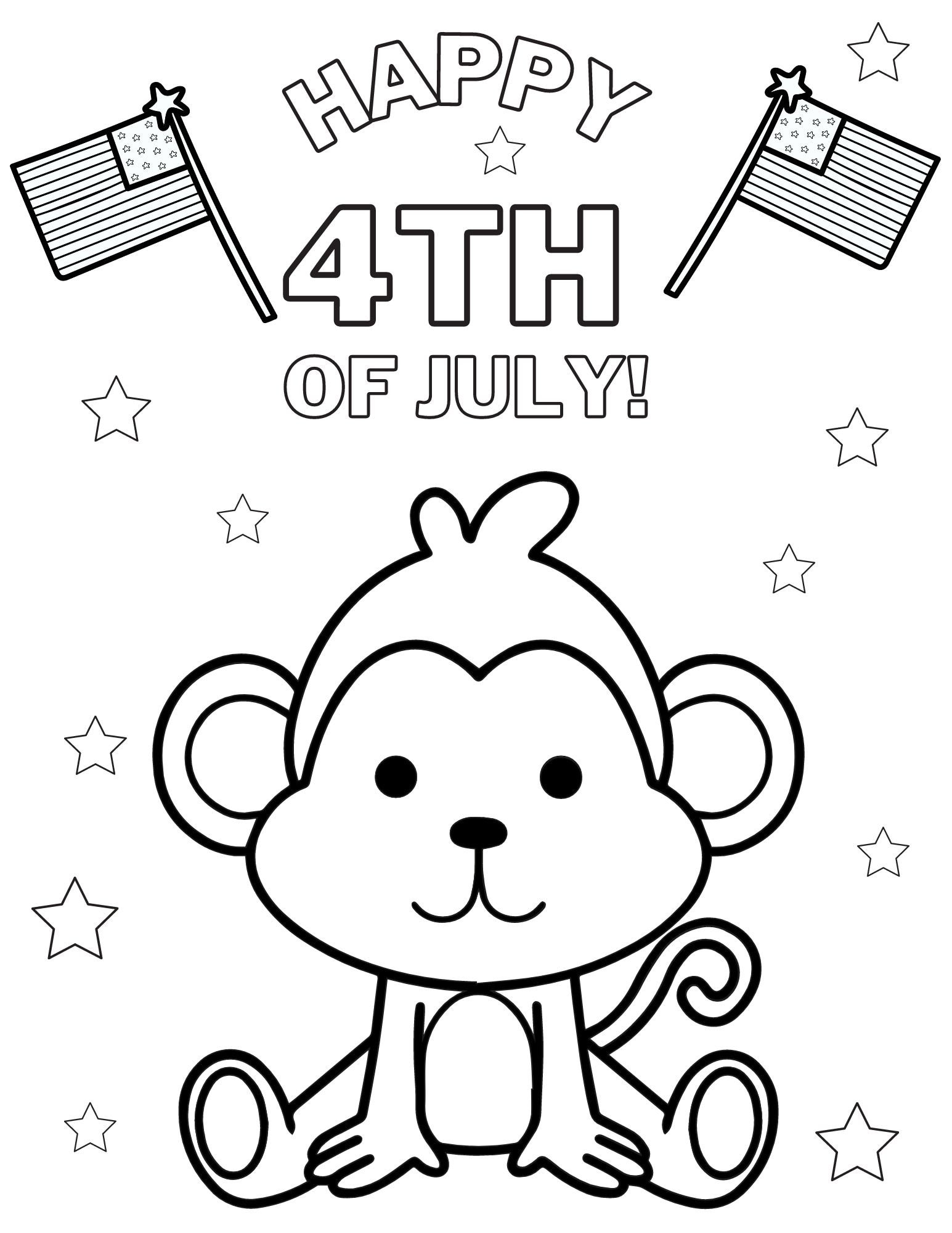 Celebrate Freedom with 4th of July: 180+ Free Coloring Pages 35