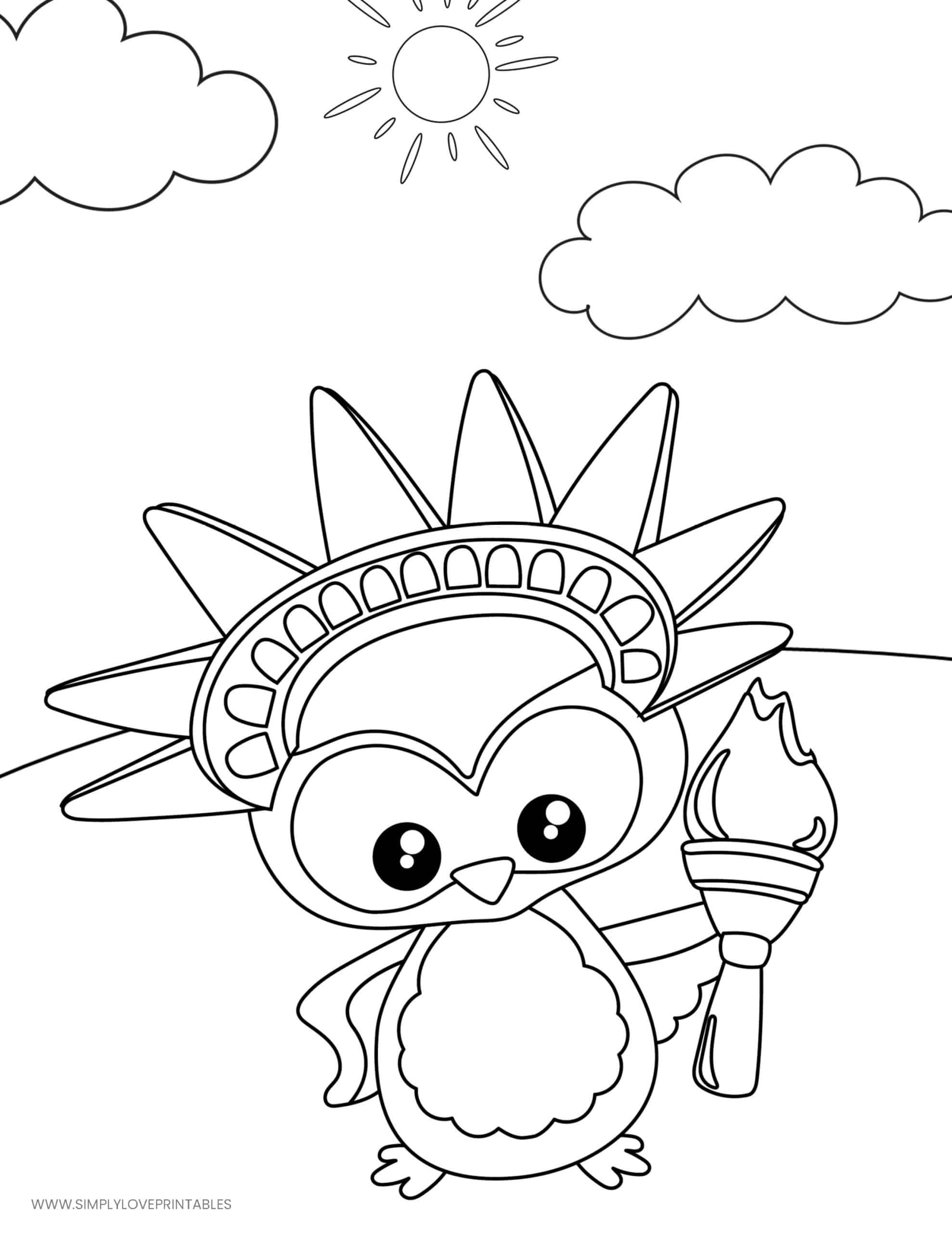 Celebrate Freedom with 4th of July: 180+ Free Coloring Pages 36