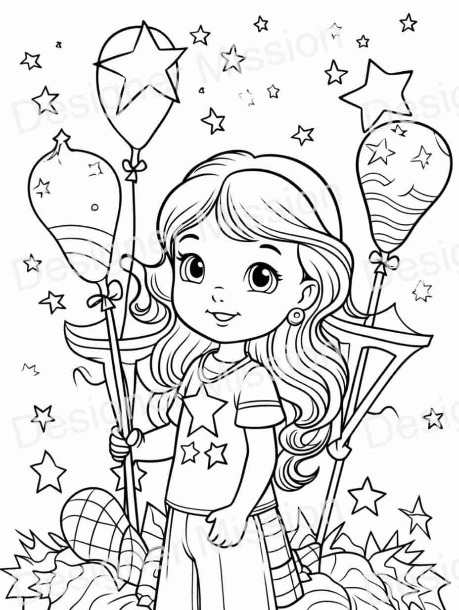 Celebrate Freedom with 4th of July: 180+ Free Coloring Pages 54