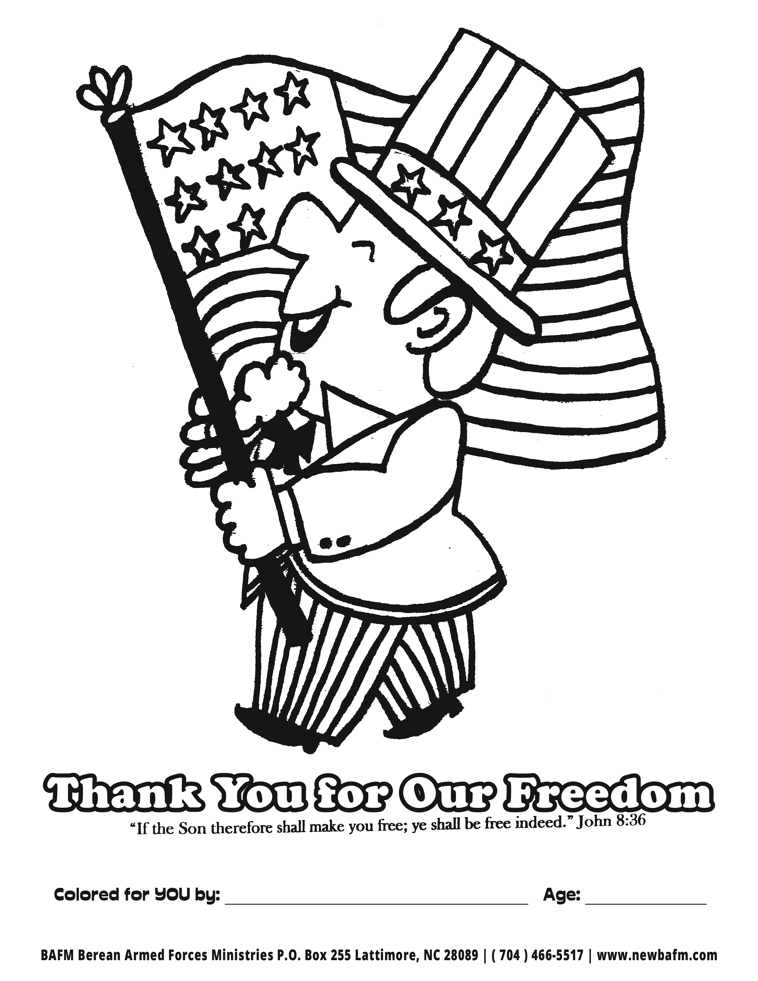 Celebrate Freedom with 4th of July: 180+ Free Coloring Pages 66