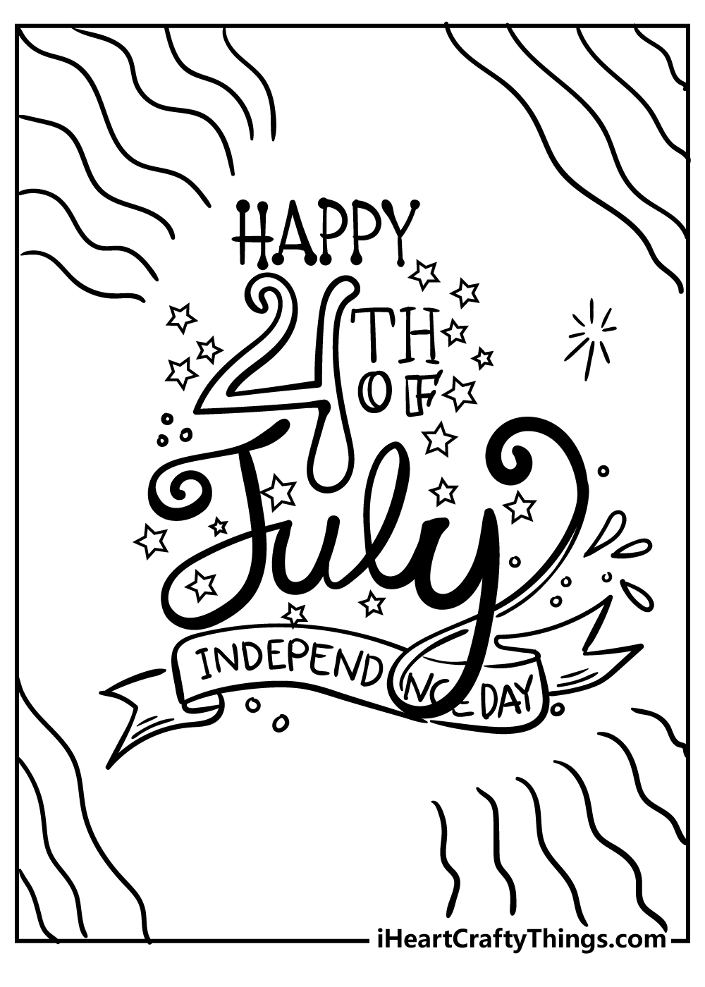 Celebrate Freedom with 4th of July: 180+ Free Coloring Pages 87