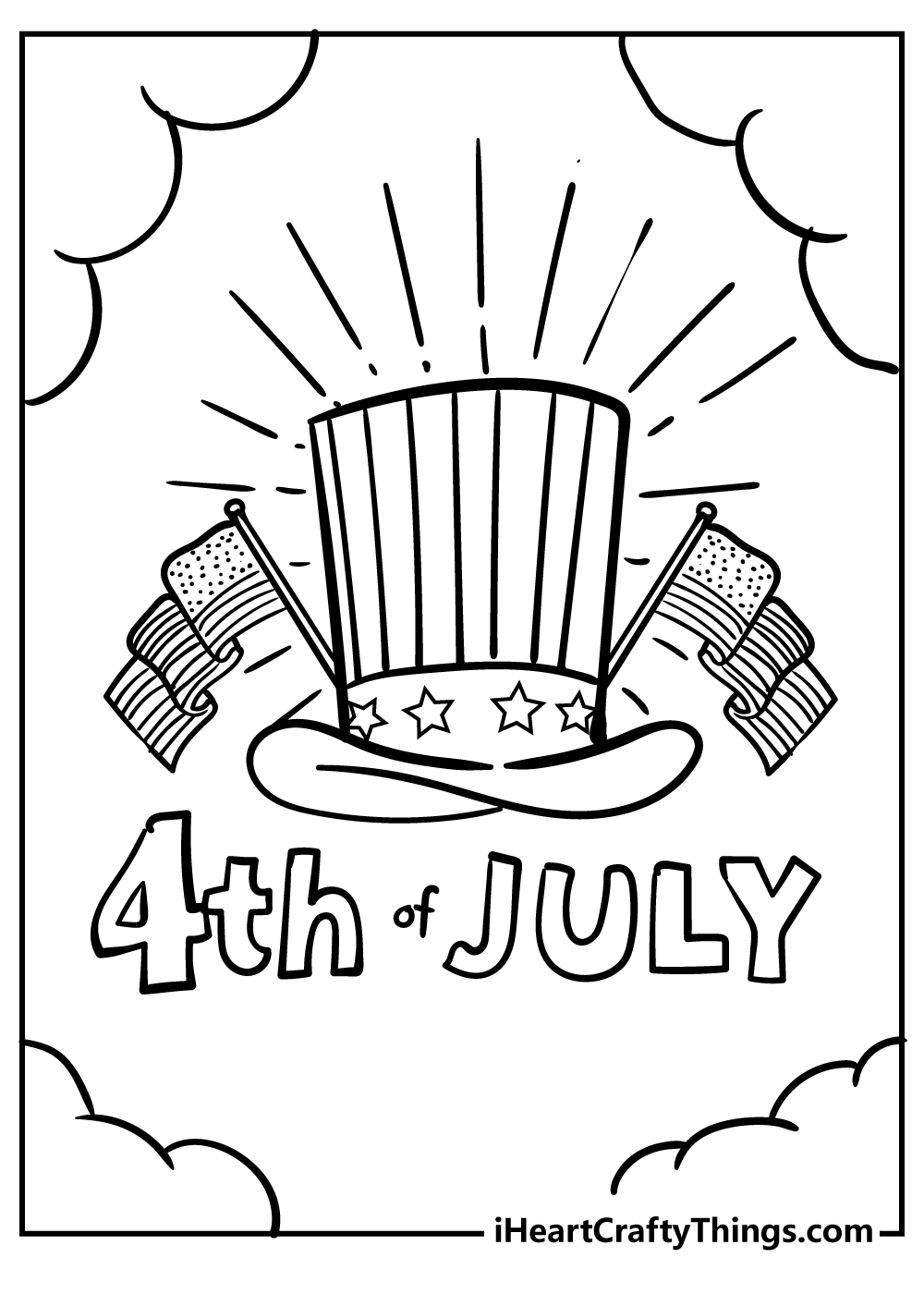 Celebrate Freedom with 4th of July: 180+ Free Coloring Pages 93