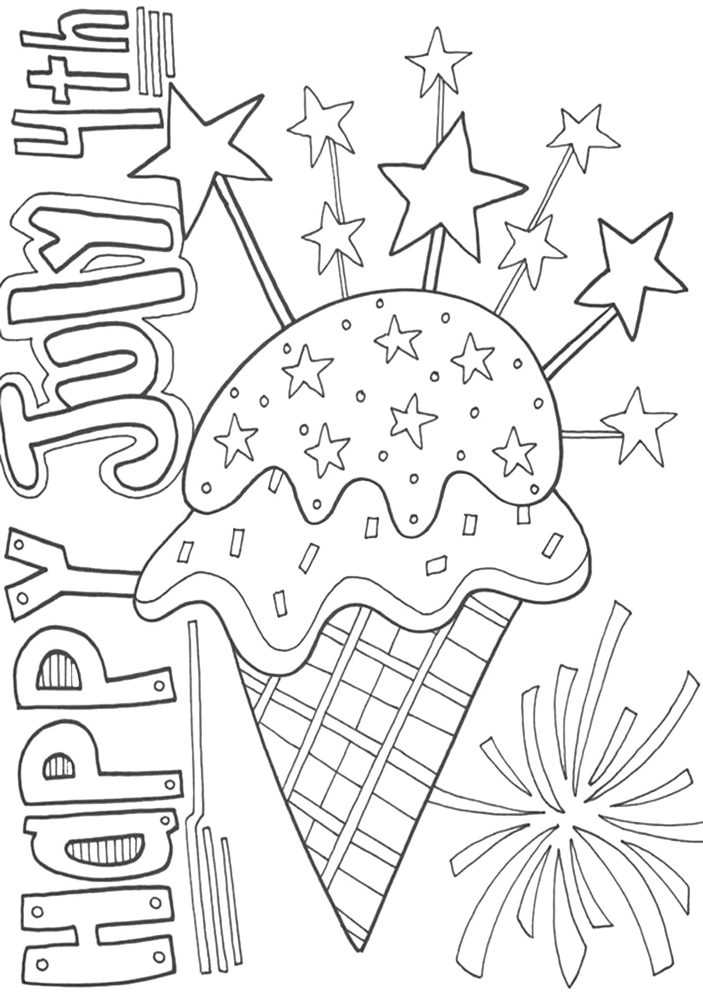 Celebrate Freedom with 4th of July: 180+ Free Coloring Pages 97