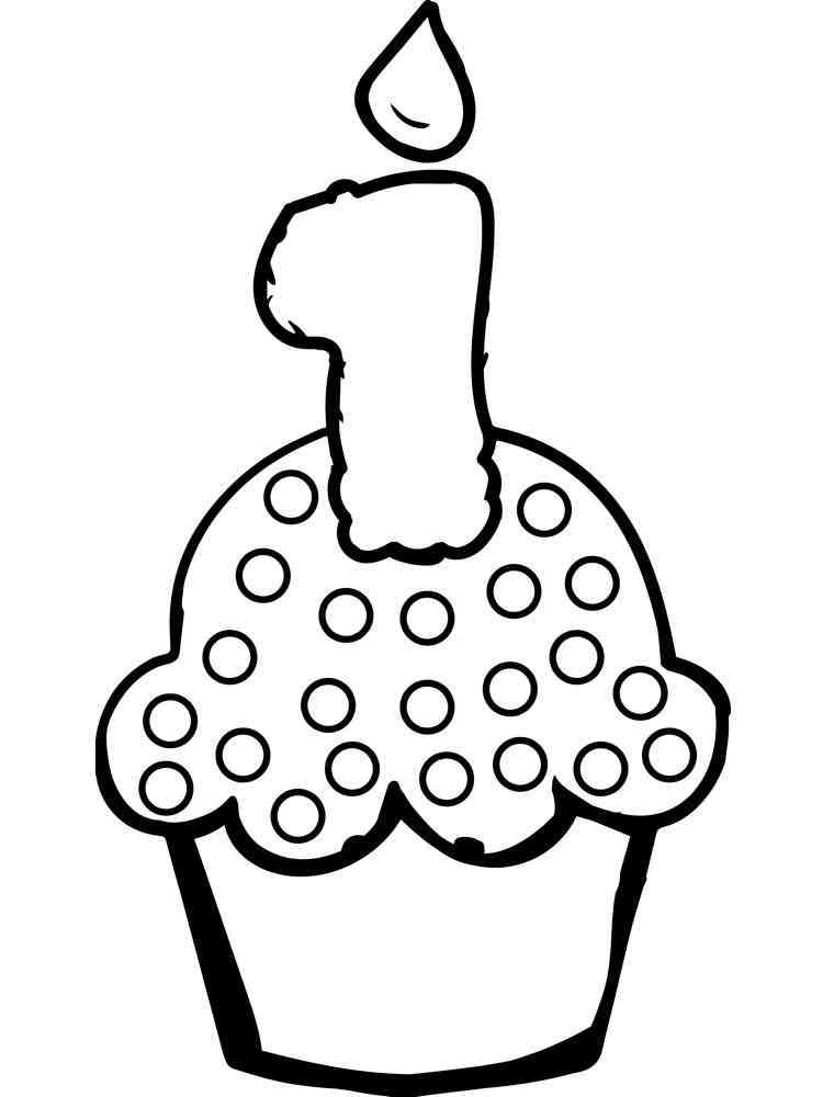 Cupcake Coloring Pages Free Printable 37