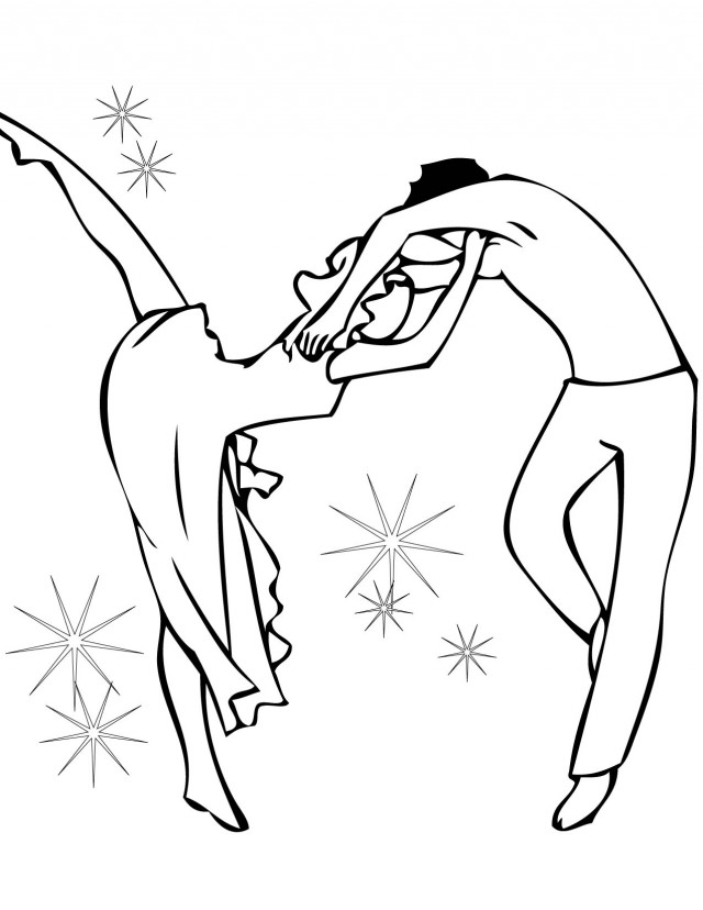 Dancers Coloring Pages Free Printable 102