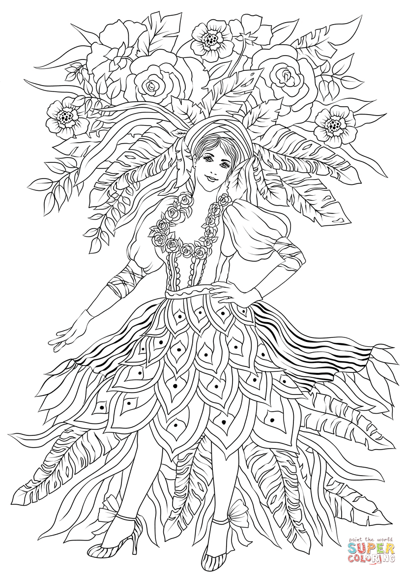 Dancers Coloring Pages Free Printable 103