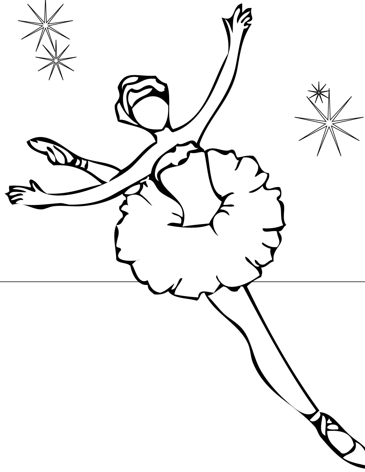 Dancers Coloring Pages Free Printable 105