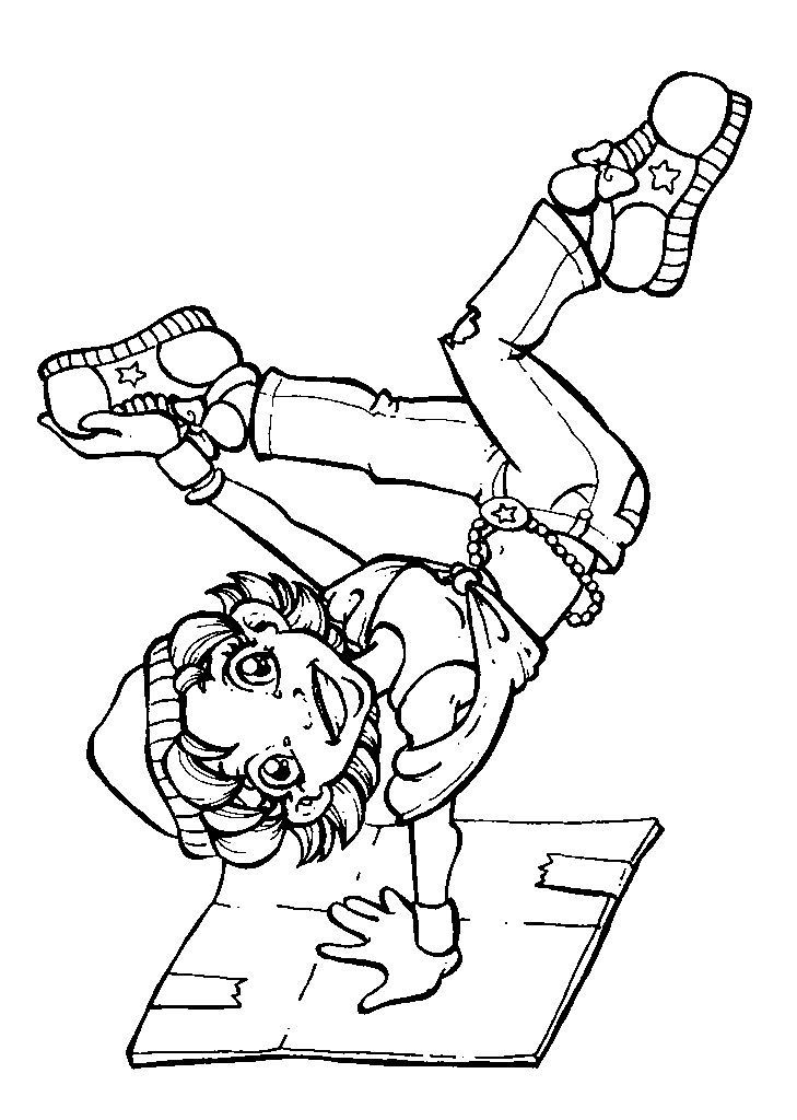 Dancers Coloring Pages Free Printable 110