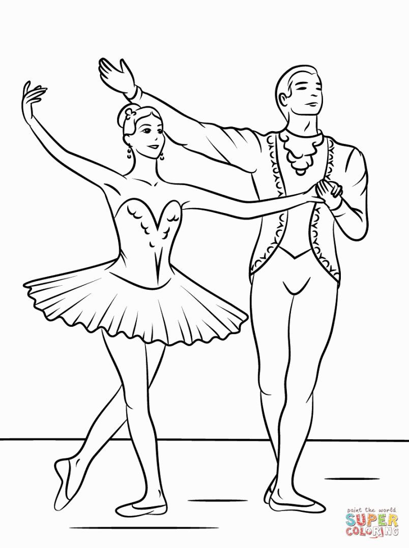 Dancers Coloring Pages Free Printable 113