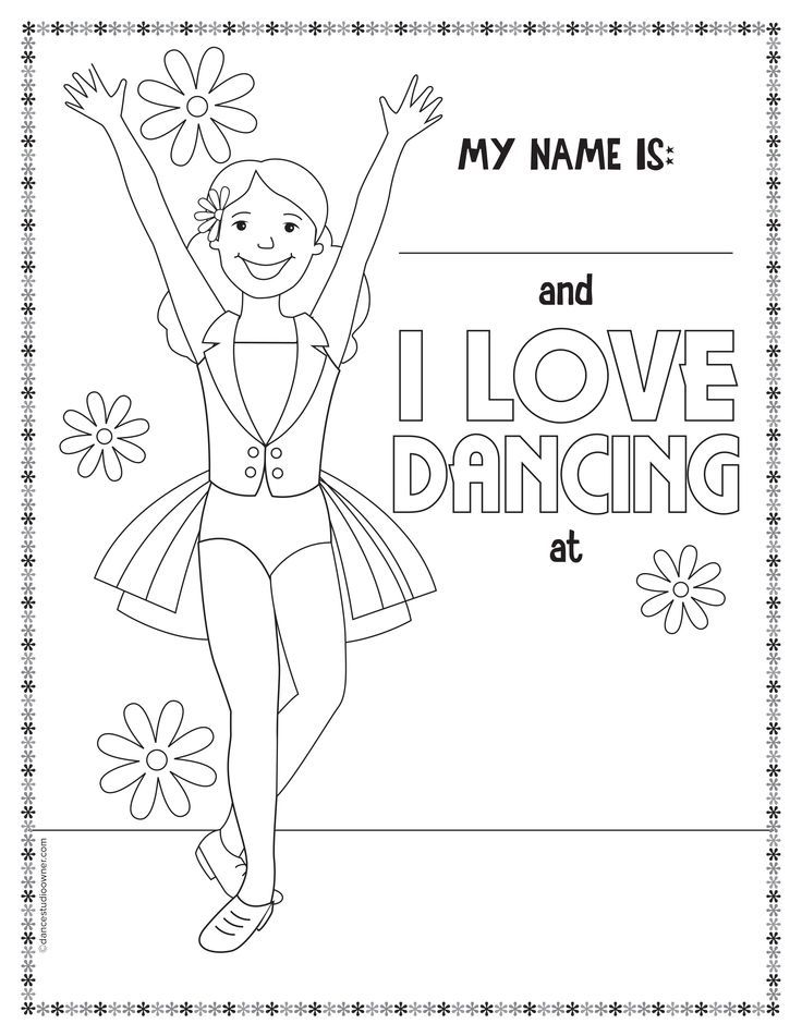 Dancers Coloring Pages Free Printable 135