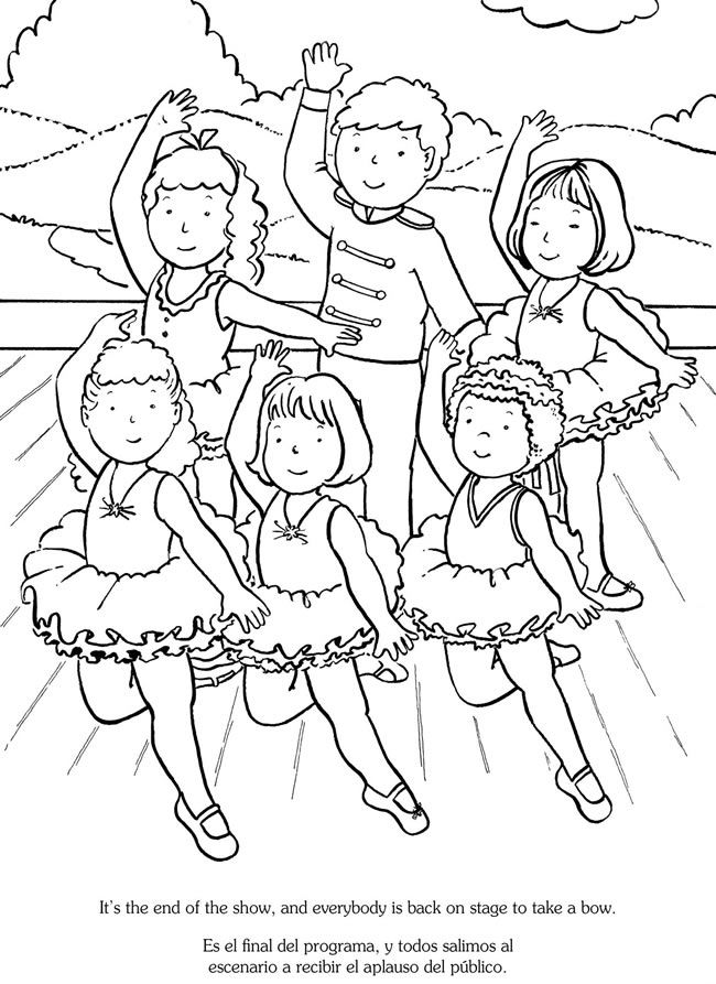 Dancers Coloring Pages Free Printable 136