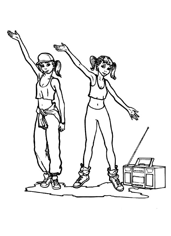 Dancers Coloring Pages Free Printable 137