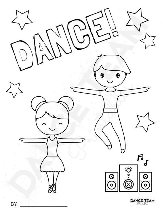 Dancers Coloring Pages Free Printable 149