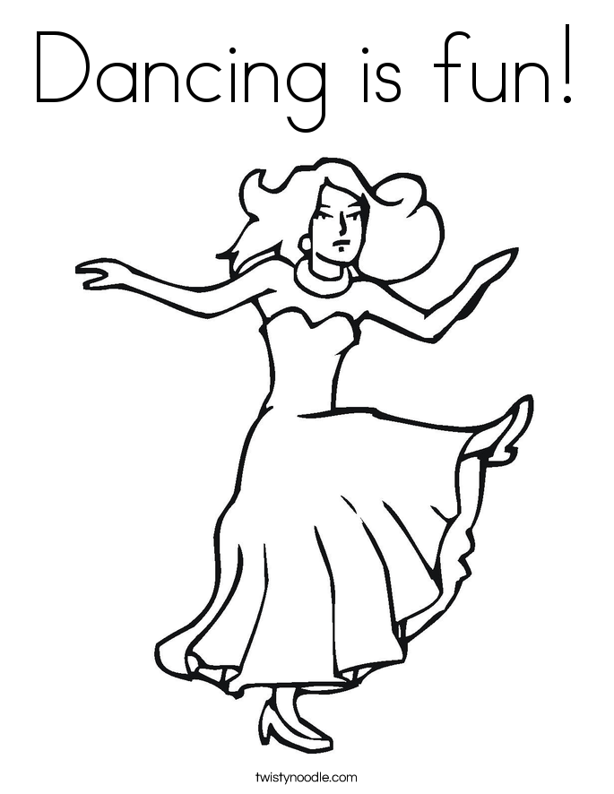 Dancers Coloring Pages Free Printable 16