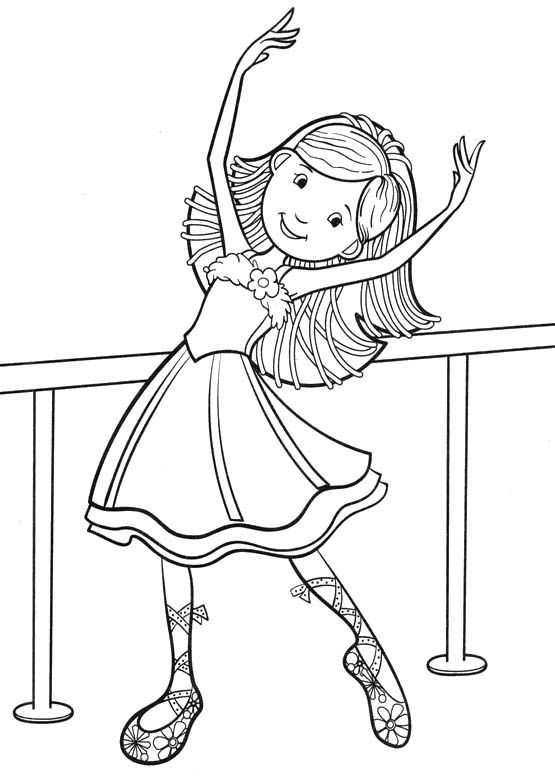 Dancers Coloring Pages Free Printable 176