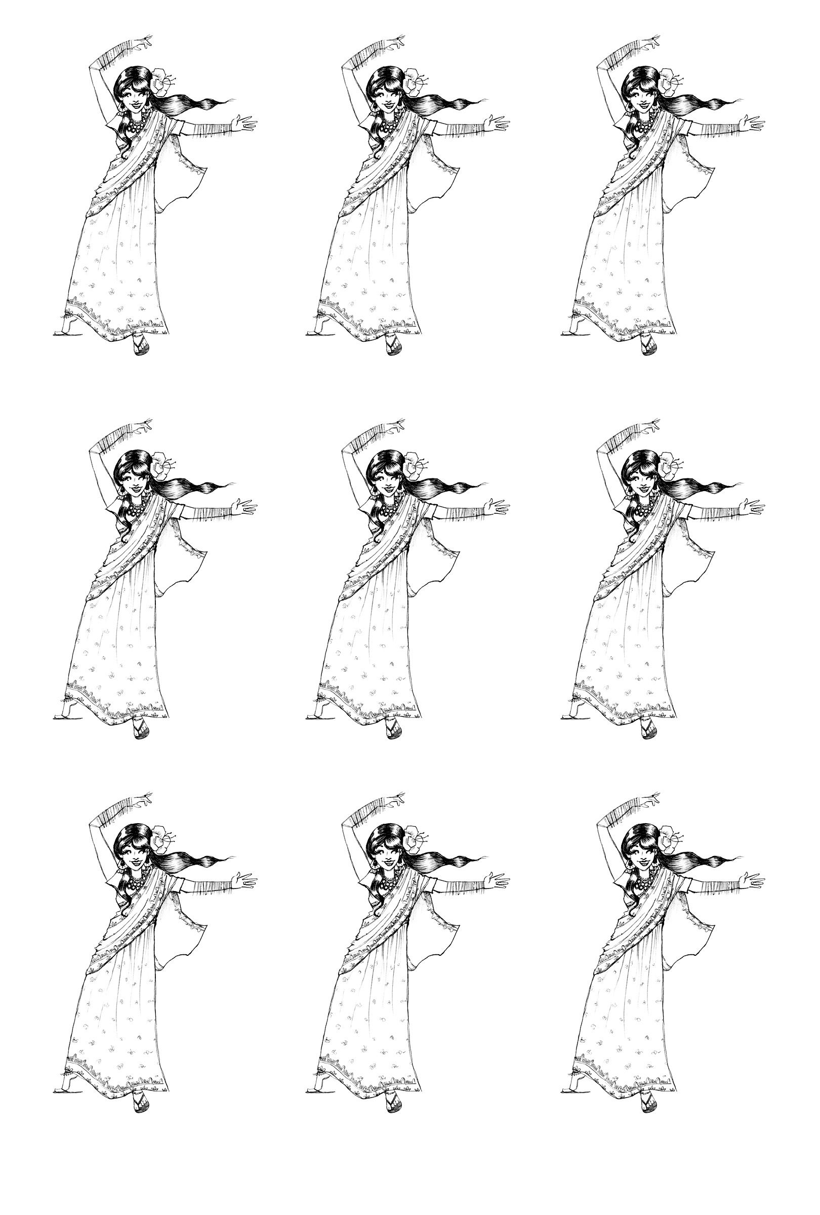 Dancers Coloring Pages Free Printable 177