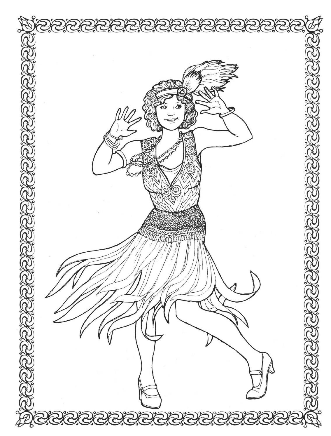 Dancers Coloring Pages Free Printable 18