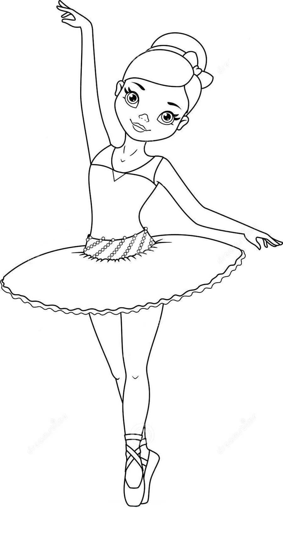 Dancers Coloring Pages Free Printable 77