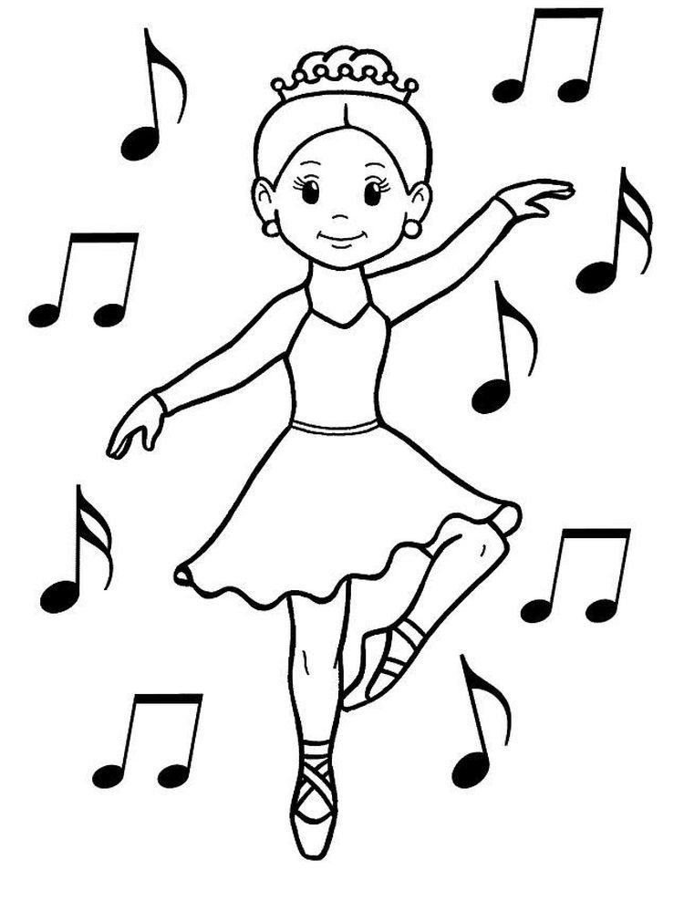 Dancers Coloring Pages Free Printable 79