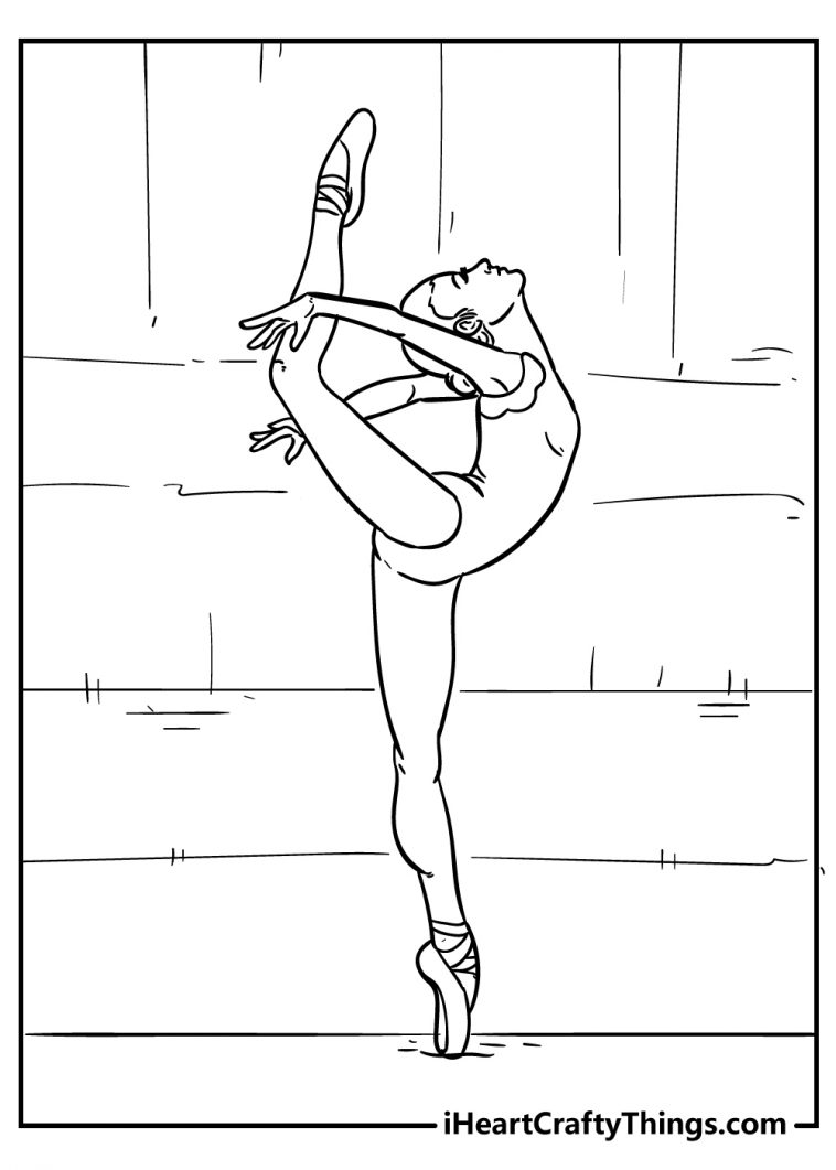 Dancers Coloring Pages Free Printable 80