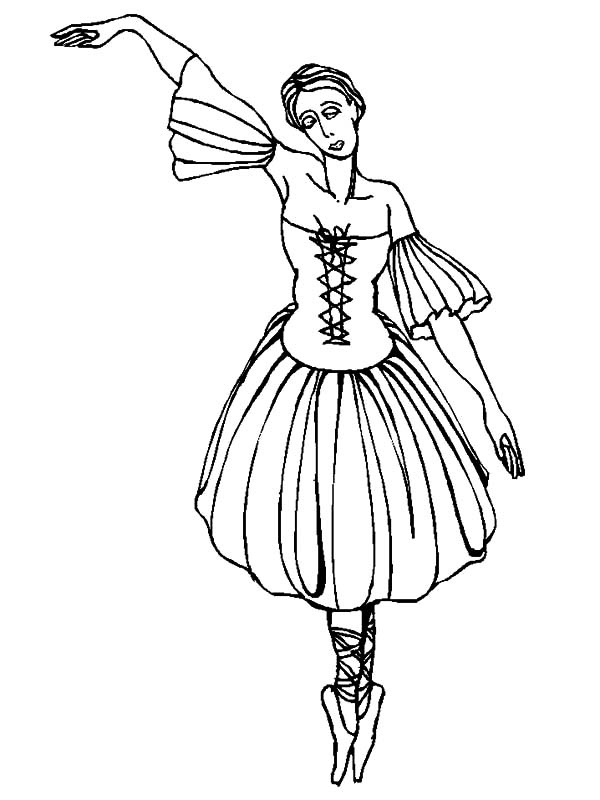 Dancers Coloring Pages Free Printable 85