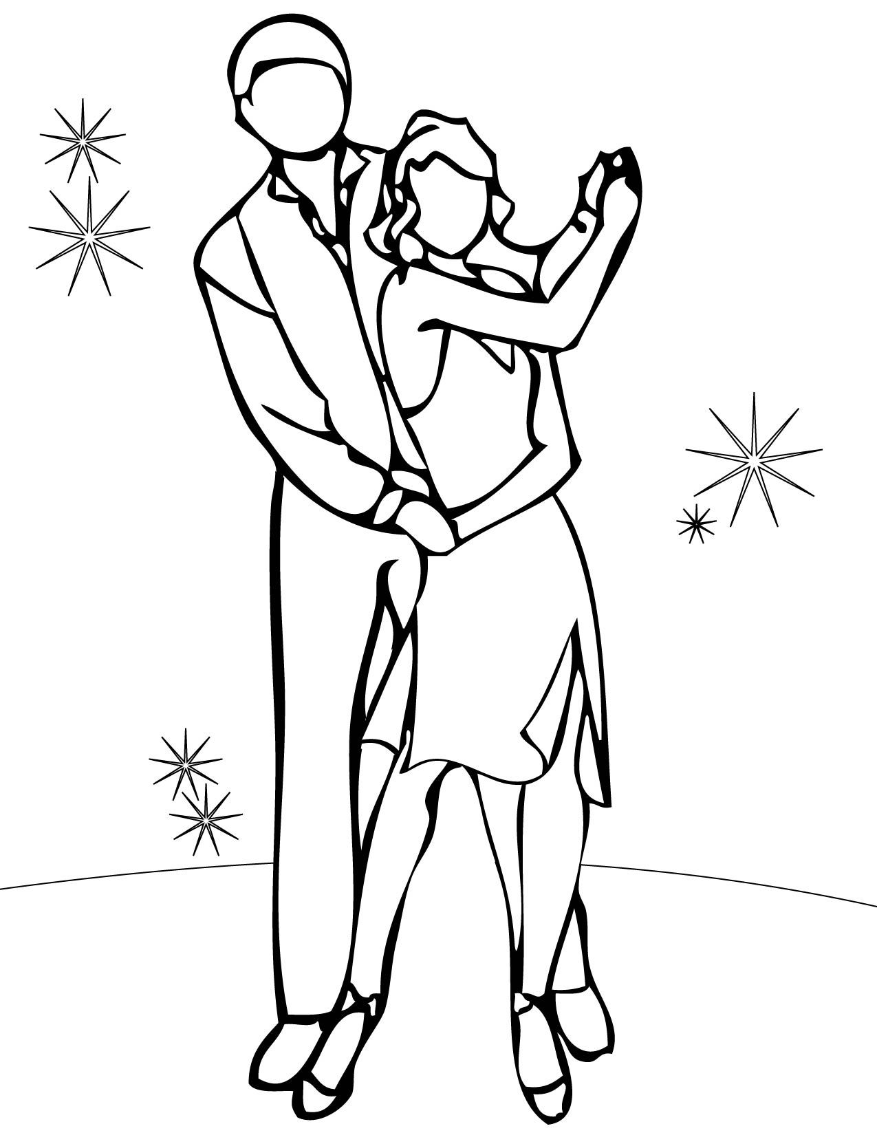 Dancers Coloring Pages Free Printable 89