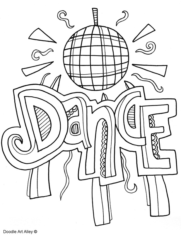 Dancers Coloring Pages Free Printable 91