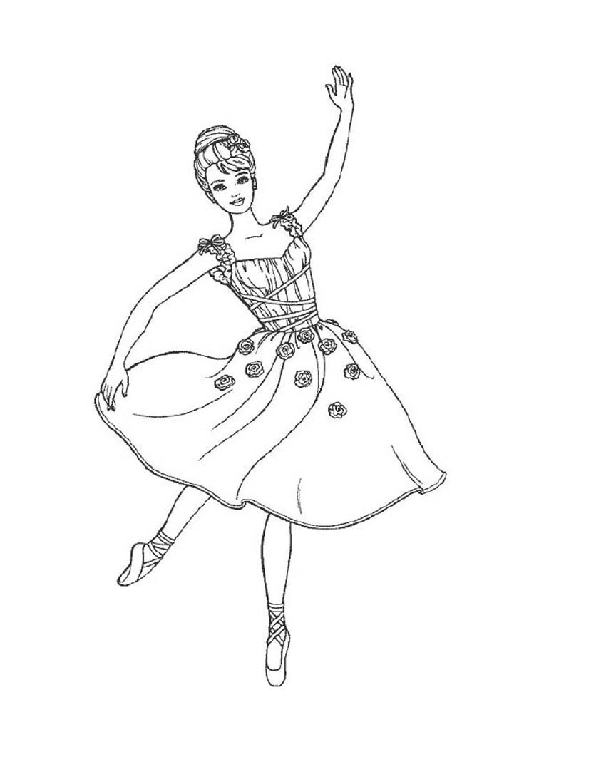 Dancers Coloring Pages Free Printable 96