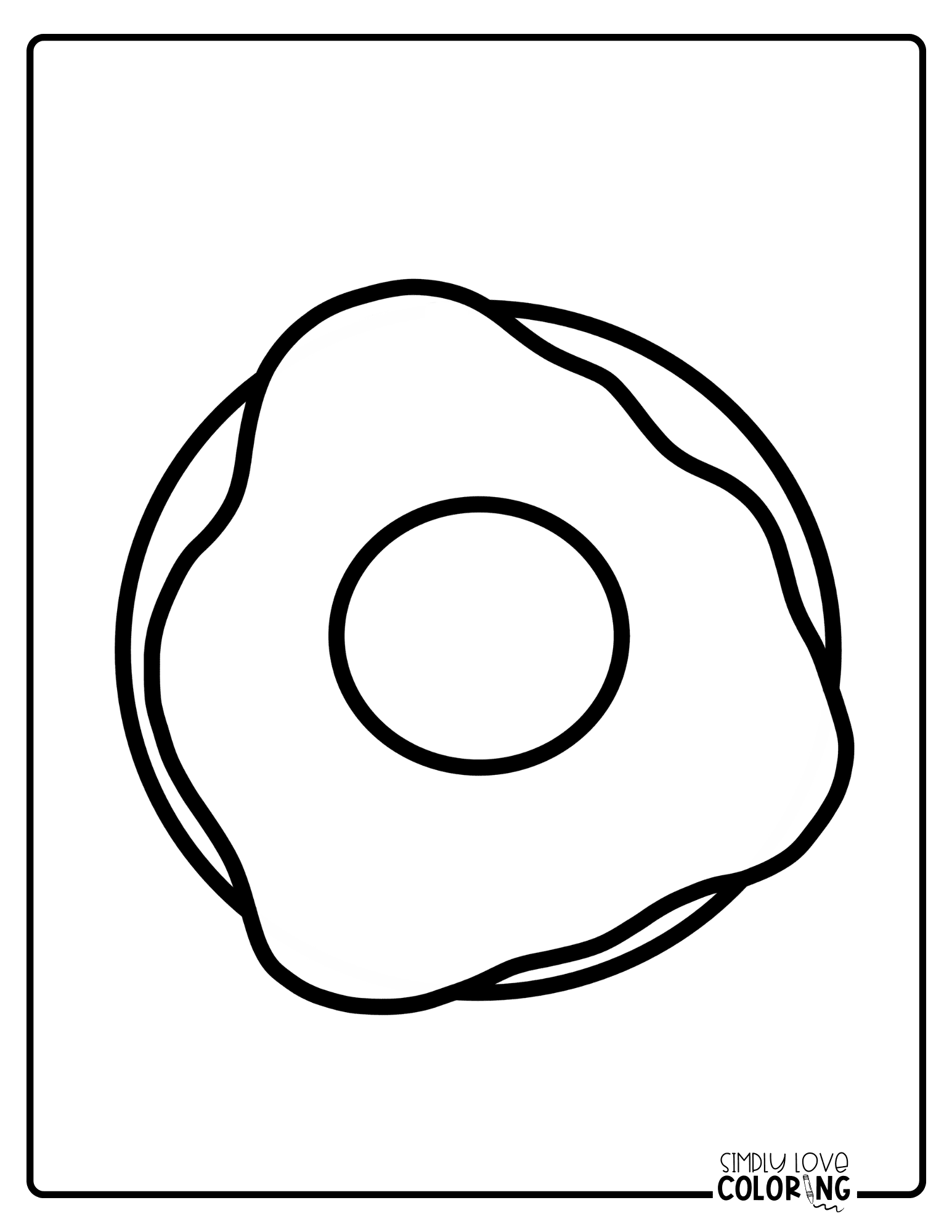Donut Coloring Pages Free Printable 16